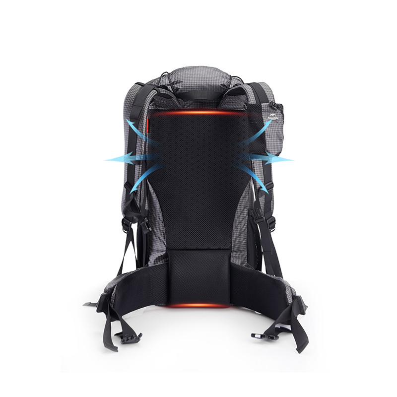 Naturehike Rock - ultraľahký trekový plecniak 60+5l Nylon 420D 1160g
